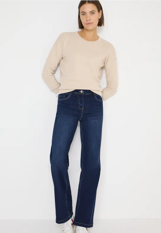 High-Waist Wide-Leg Jeans