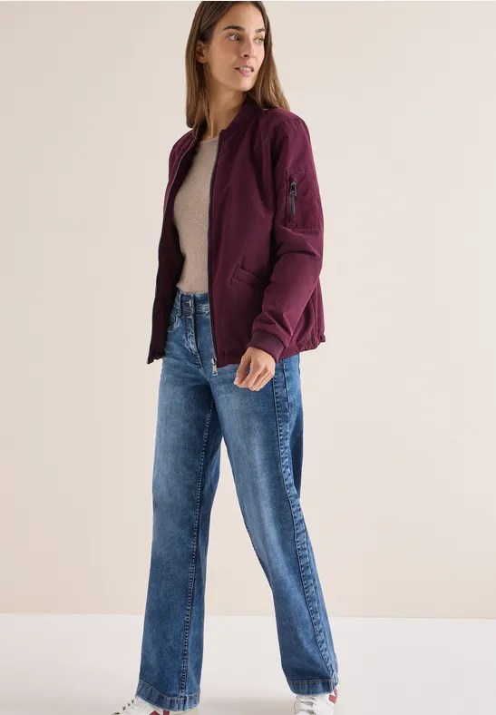 Relaxte Wide Leg Denim Hose