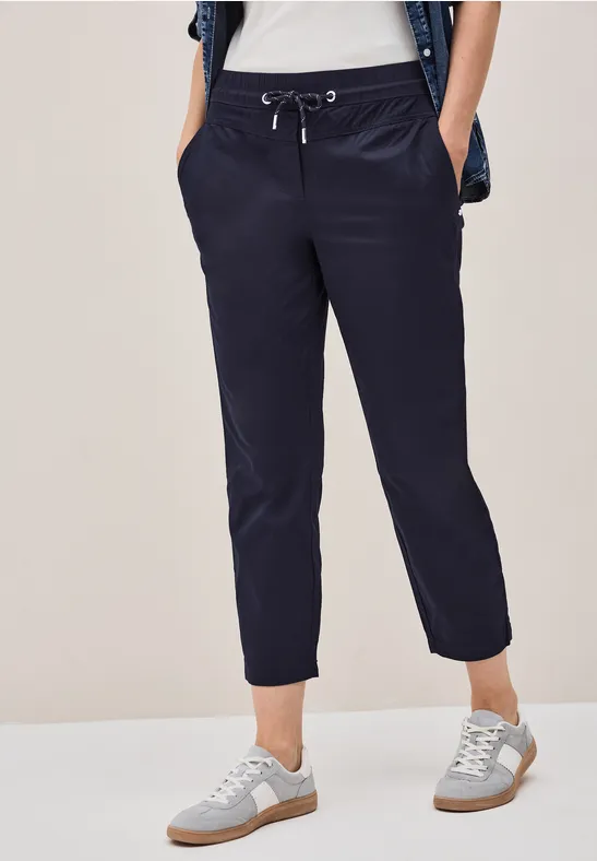 Lässige 7/8-Hose mit Tunnelzug