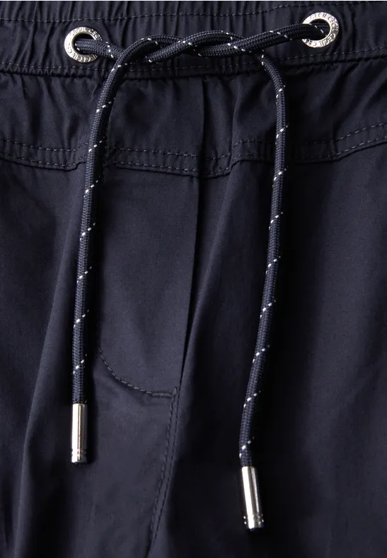 Lässige 7/8-Hose mit Tunnelzug