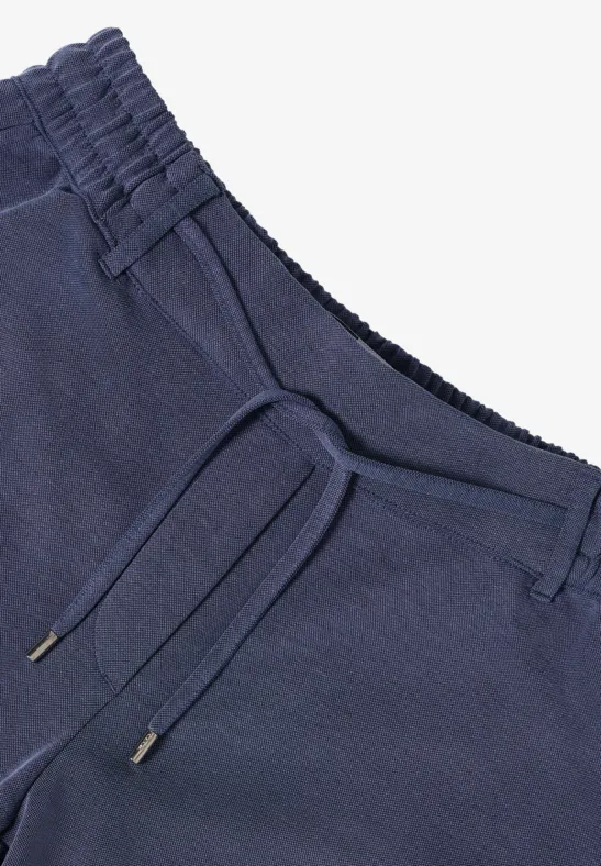 High-Waist Wide-Leg Tunnelzug-Hose