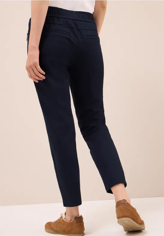 Bequeme Slim-Fit-Hose mit Mittlerem Bund