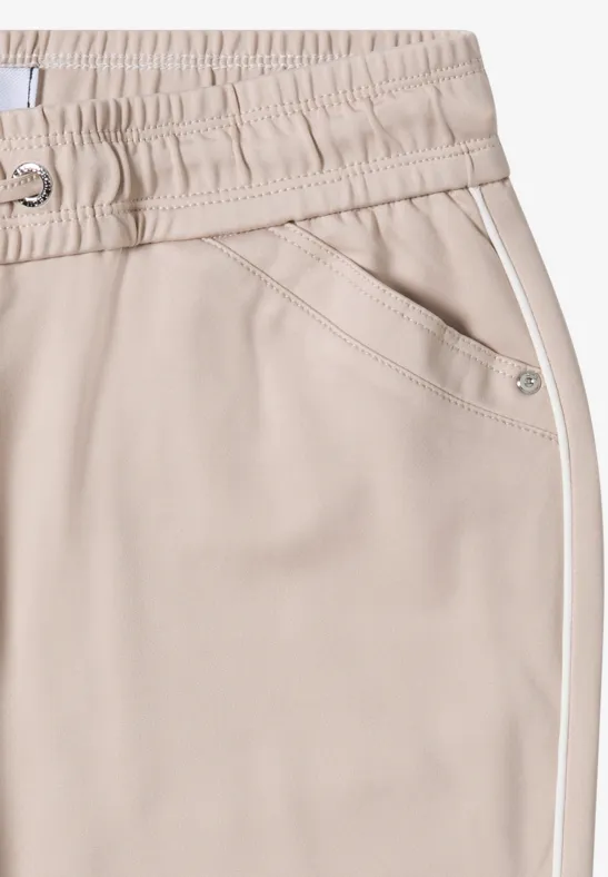 Schmal geschnittene Casual Tunnelzug-Hose