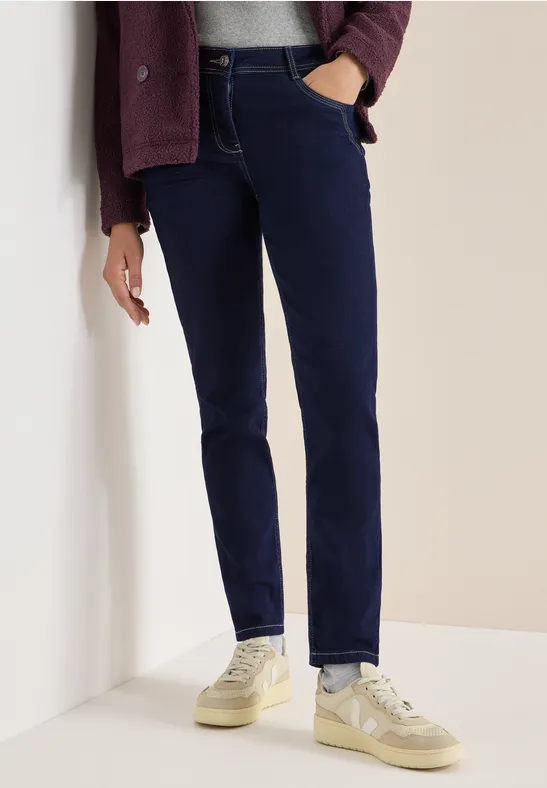 Clean Slim Leg Rinsed-Jeans