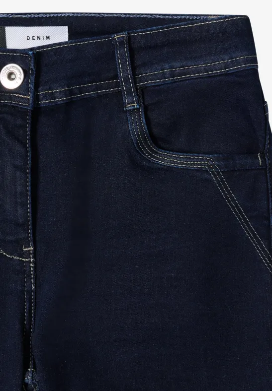 Clean Slim Leg Rinsed-Jeans