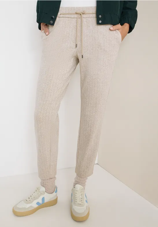 Strukturierte Tapered-Hose mit Tunnelzug