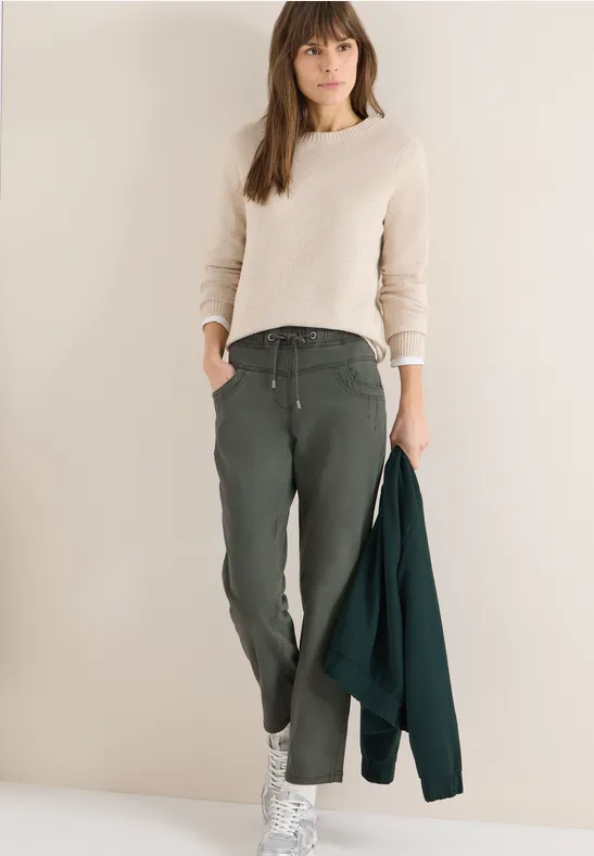 Lässige Jogger-Hose im Washed-Look