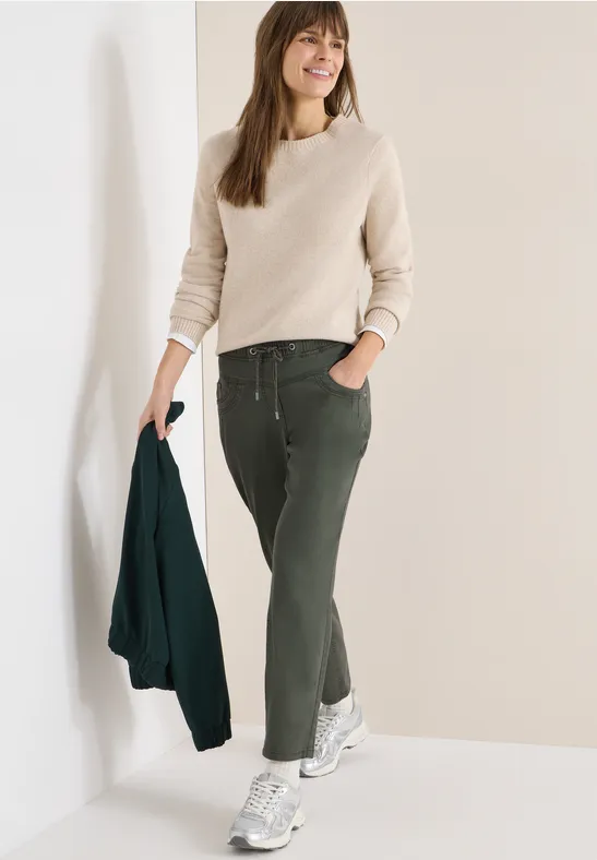 Lässige Jogger-Hose im Washed-Look