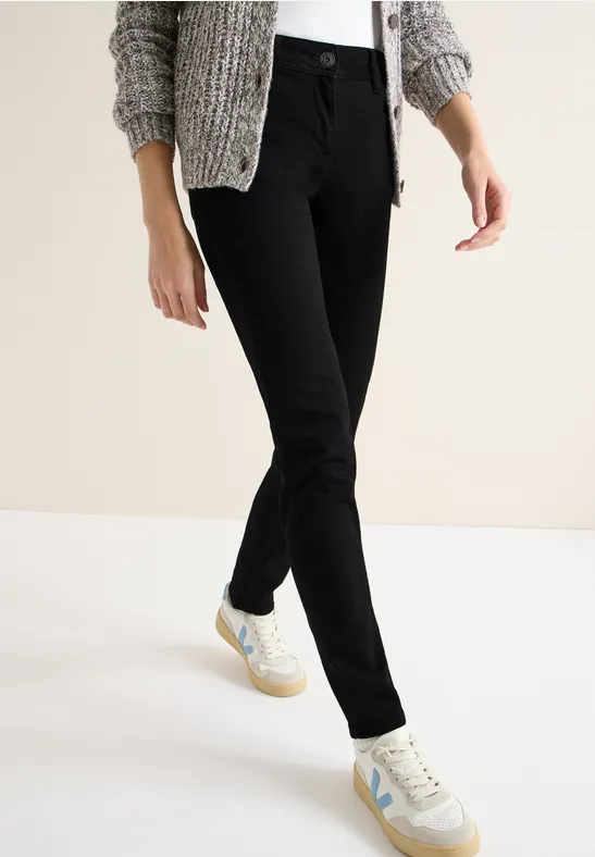 Slim-Leg Jeans mit mittlerer Leibhöhe