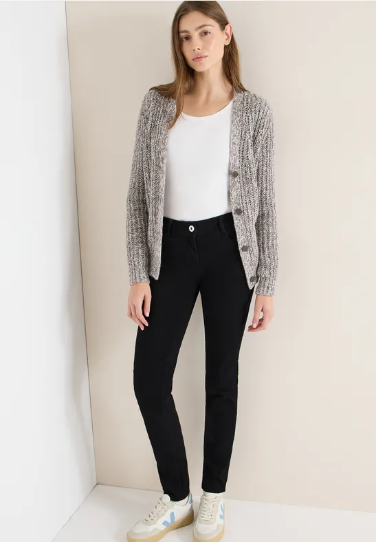Slim-Leg Jeans mit mittlerer Leibhöhe