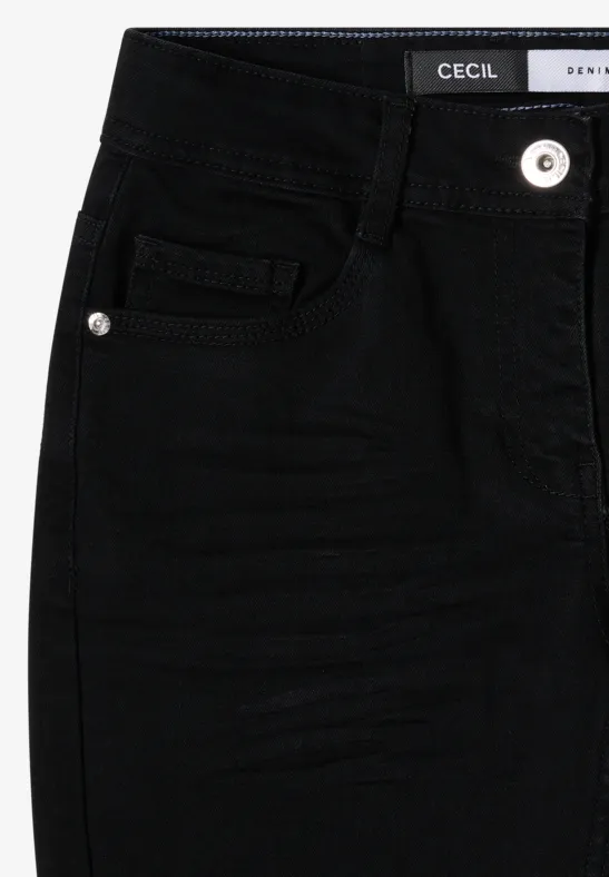 Slim-Leg Jeans mit mittlerer Leibhöhe