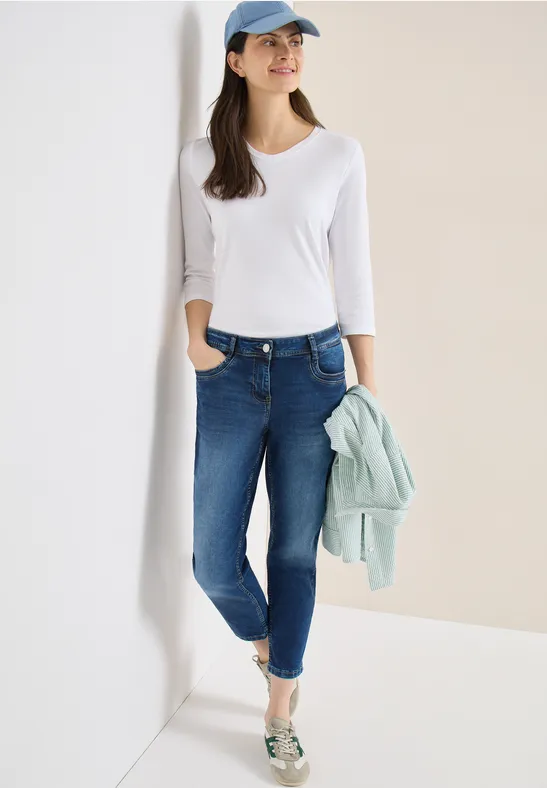 Schmal geschnittene Casual Fit Jeans