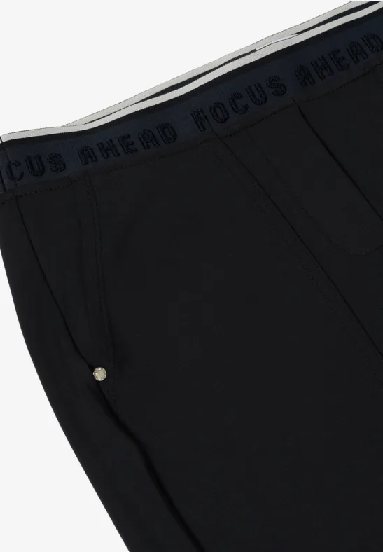 Lässige Slim-Fit Hose mit Elastikbund