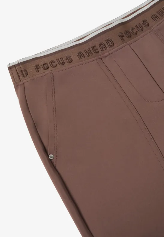 Slim-Fit Hose mit Elastikbund