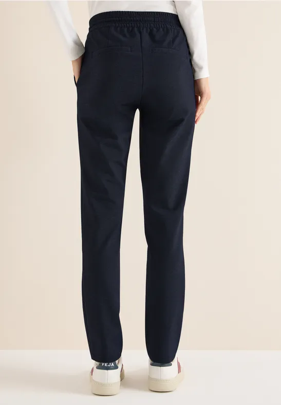 Slim-Fit Hose mit Kordelzug