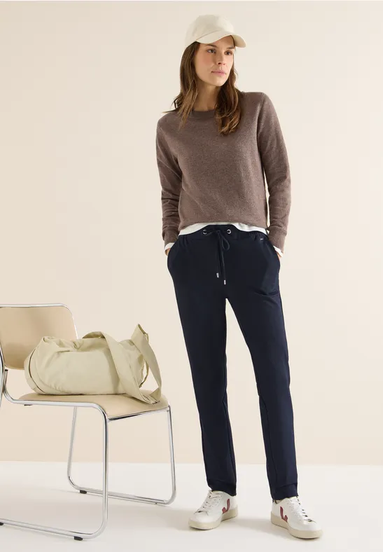Slim-Fit Hose mit Kordelzug