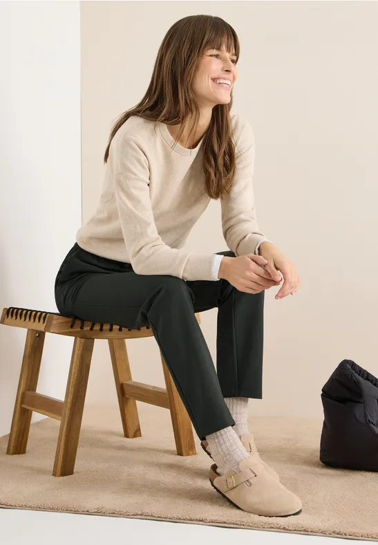 Slim-Fit-Hose mit Tunnelzug