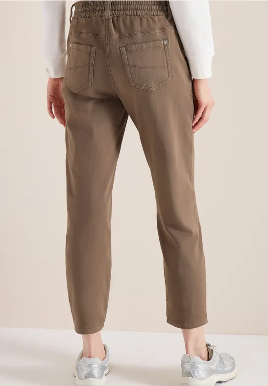 Washed-Look Jogg-Pants mit Slim Leg