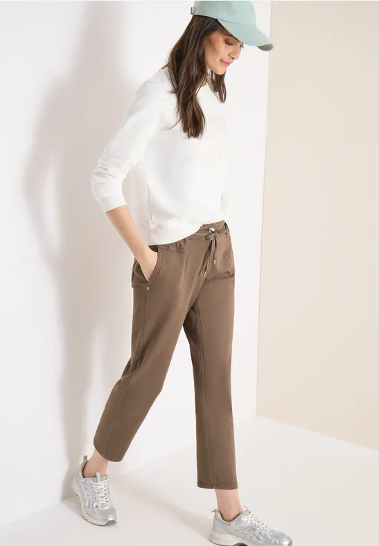 Washed-Look Jogg-Pants mit Slim Leg