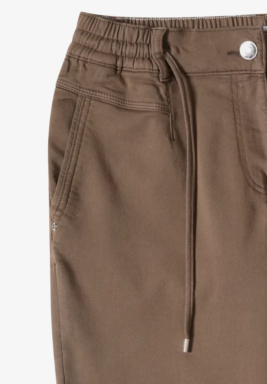 Washed-Look Jogg-Pants mit Slim Leg