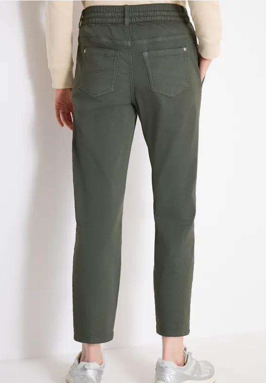 Washed-Look Jogginghose mit schmalem Bein