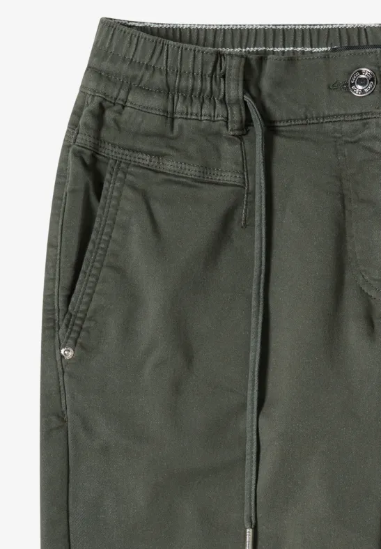 Washed-Look Jogginghose mit schmalem Bein