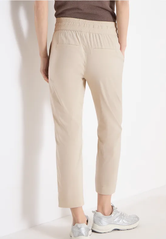 Slim-Leg-Hose mit Kordelzug