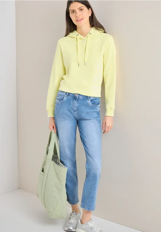 High-Waist Straight-Leg-Stretch-Jeans