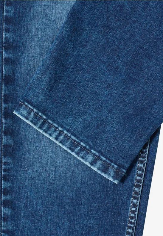 High-Waist 3/4-Jeans im Slim-Fit