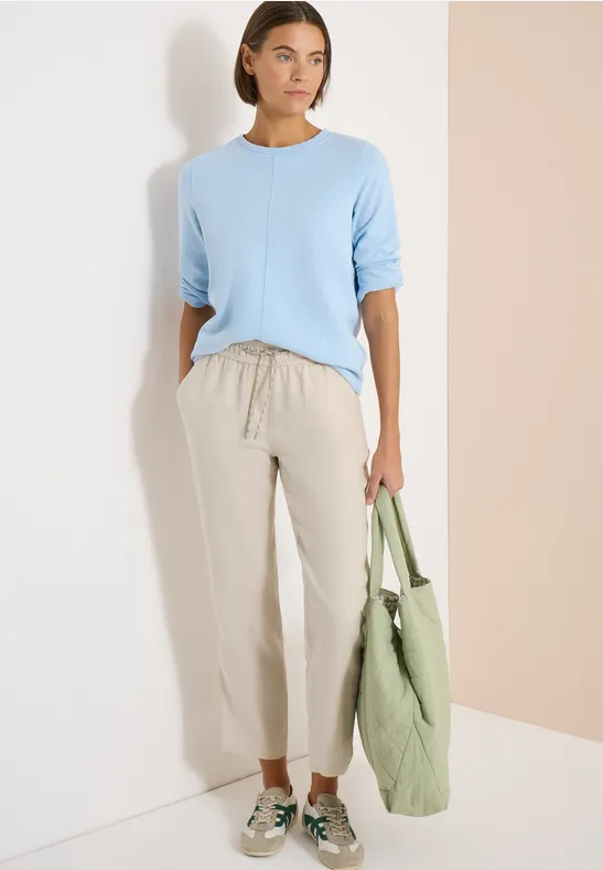 Slim-Leg Leinenhose im Casual Fit