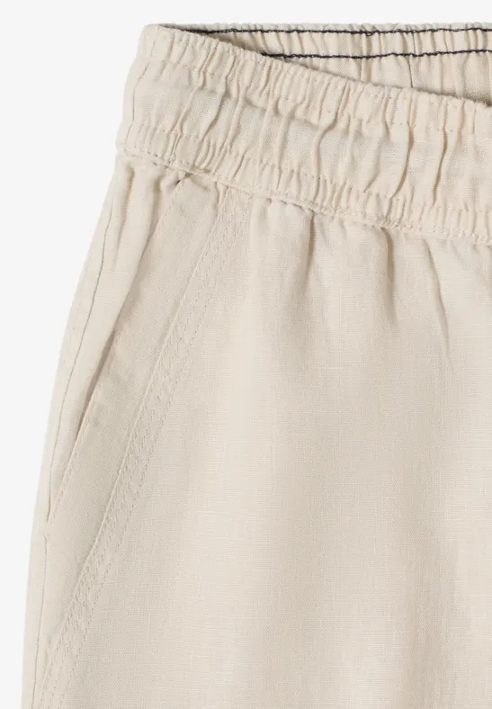 Slim-Leg Leinenhose im Casual Fit