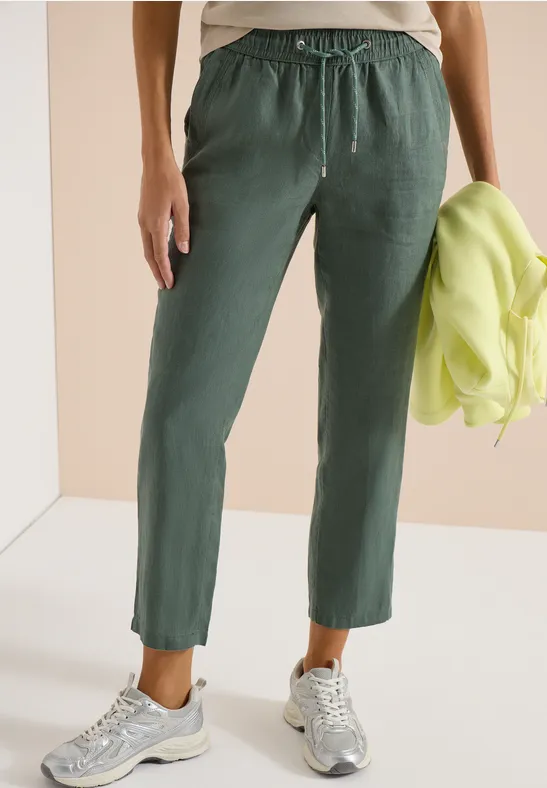 Schmal geschnittene Casual Leinen-Variante