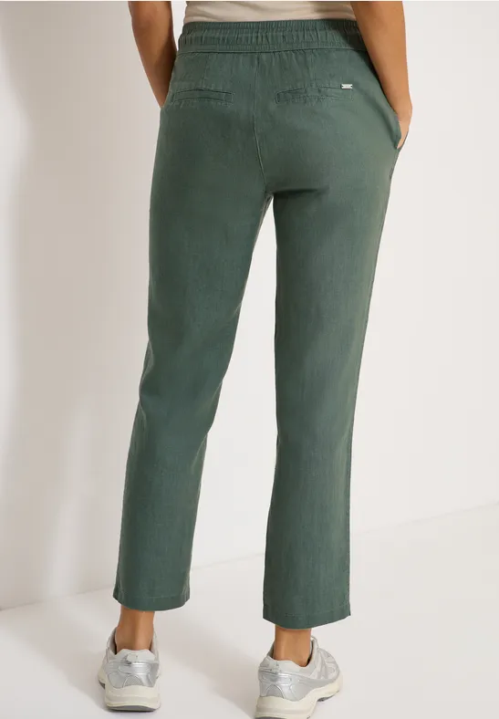 Schmal geschnittene Casual Leinen-Variante