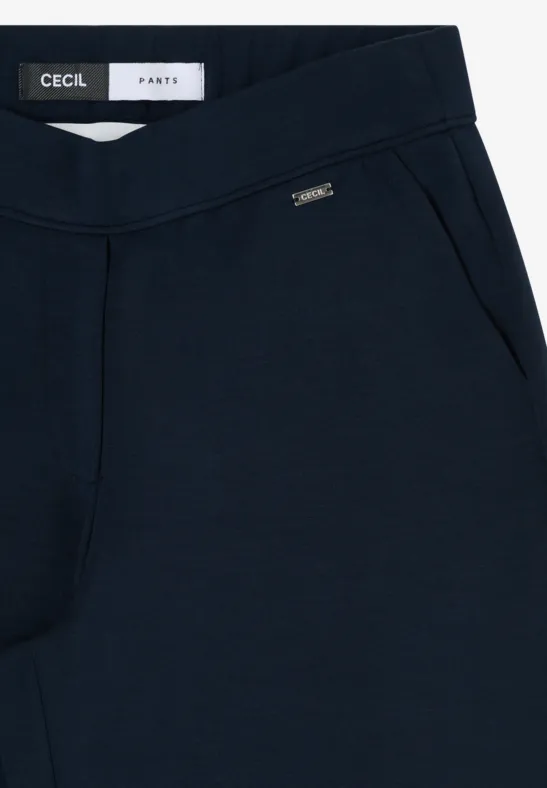 High Waist Hose mit geradem Bein