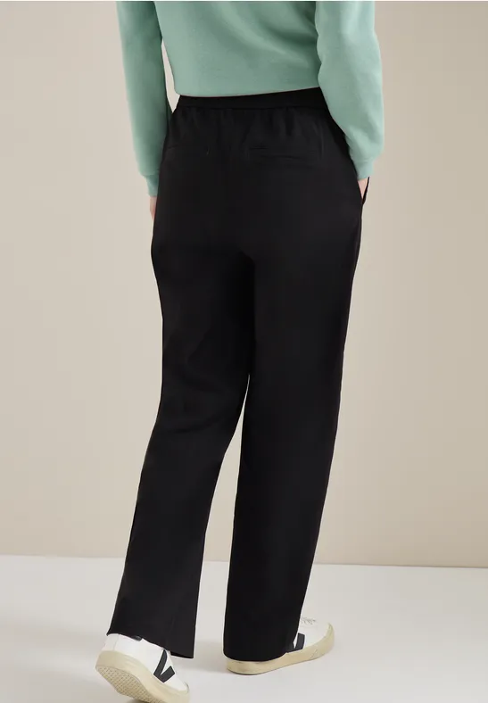 Wide Leg Hose mit Gummibund