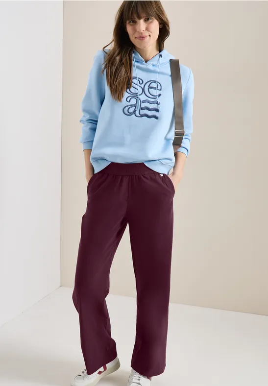 Leichte Wide-Leg-Hose im Loose-Fit