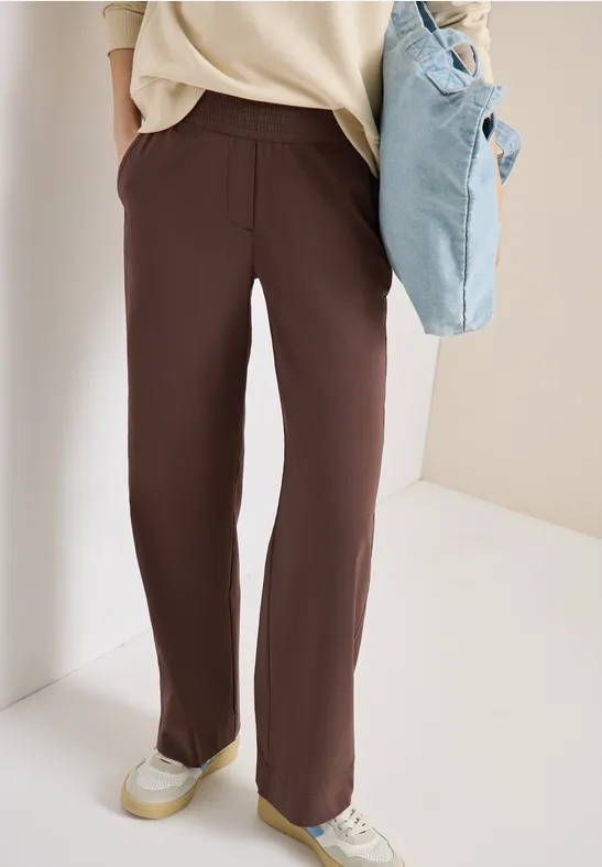 Weite Loose-Fit-Hose mit Stretch