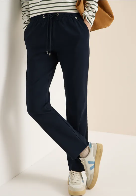 Legere Slim Leg Tunnelzug-Hose