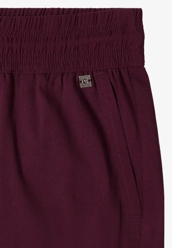 Schmal geschnittene Casual-Hose mit Kordelzug