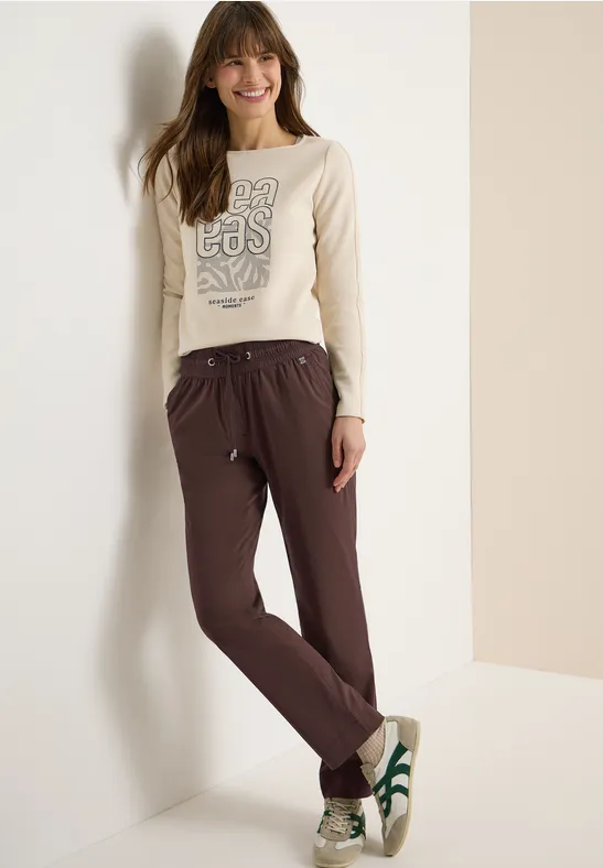 Bequeme Slim Leg Stretchhose