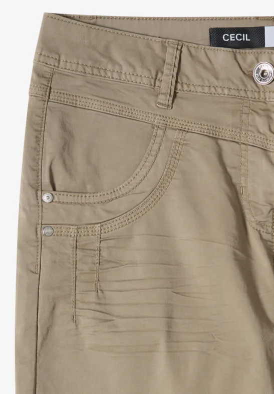 Loose-Fit Wide-Leg-Hose in 3/4-Länge