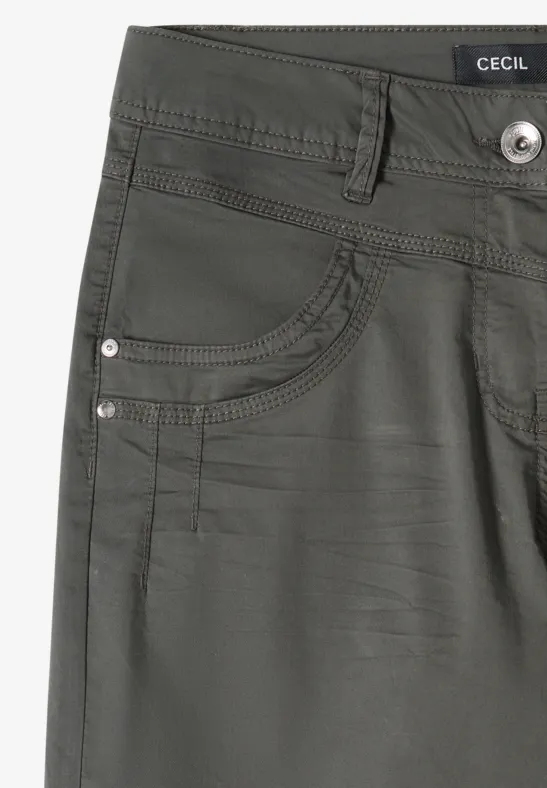 High-Waist-Hose mit weitem Bein