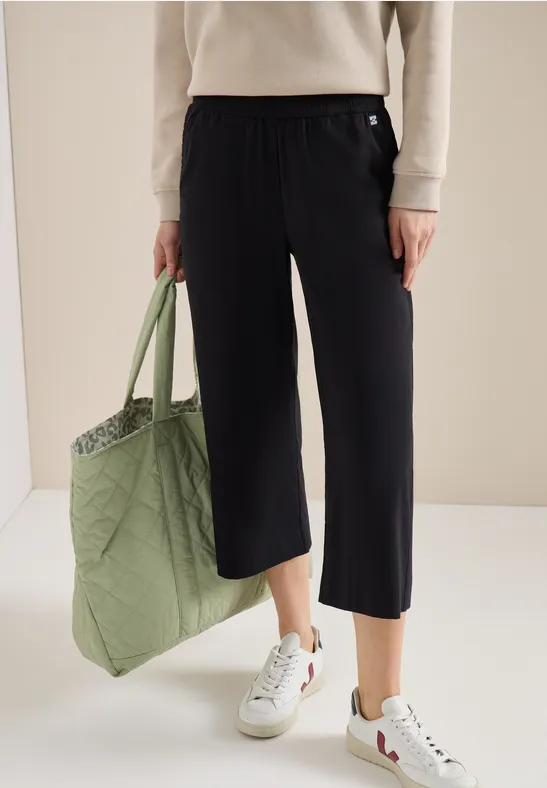 Lässige Culotte mit hohem Bund