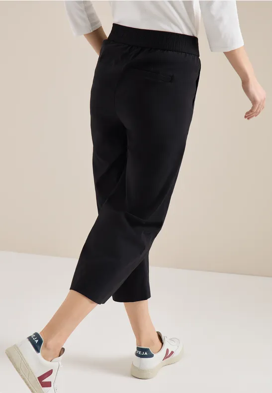 Lässige Culotte mit hohem Bund