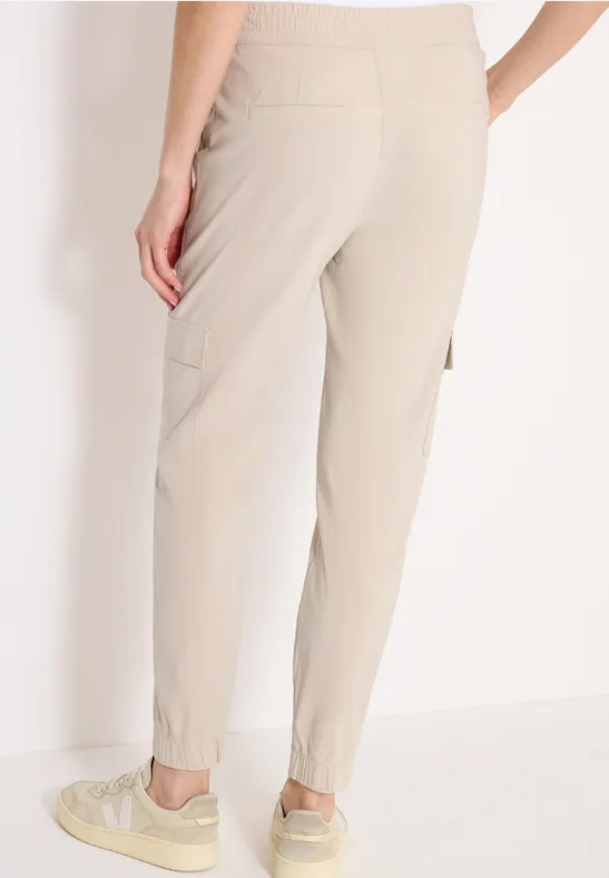 Slim Leg Cargo-Hose mit Gummibund