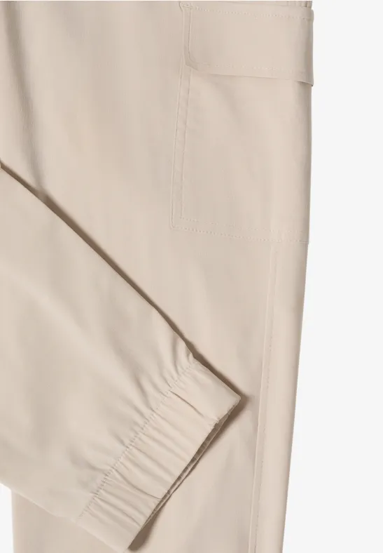 Slim Leg Cargo-Hose mit Gummibund