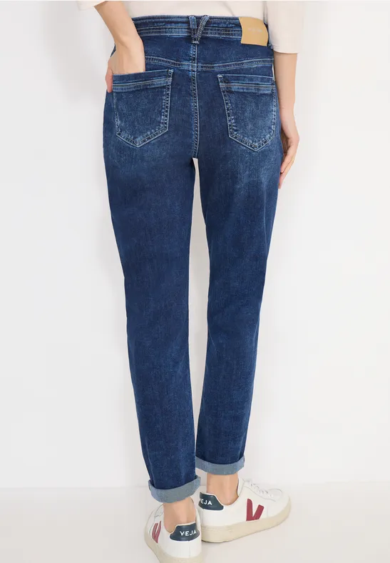 Legere Utility-Jeans mit Tunnelzug