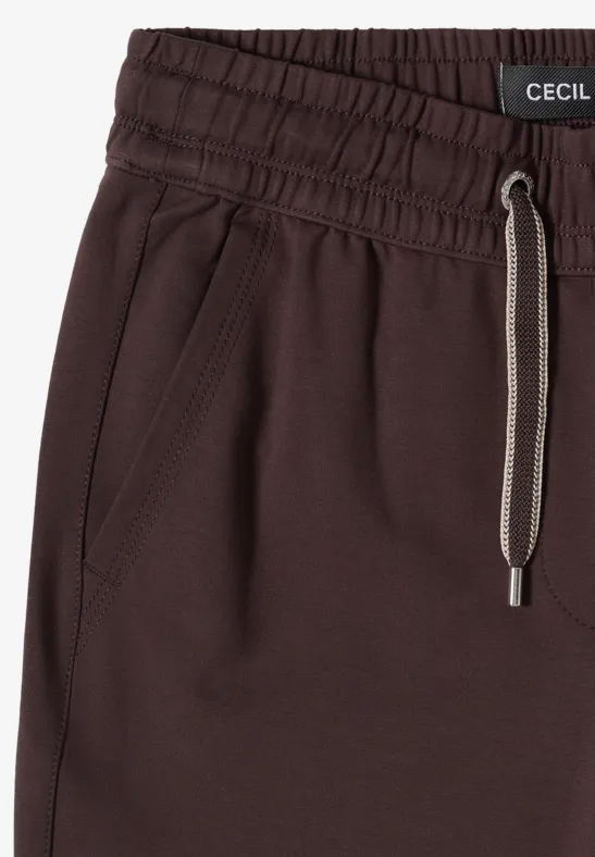 Legere Jerseyhose mit schmalem Bein