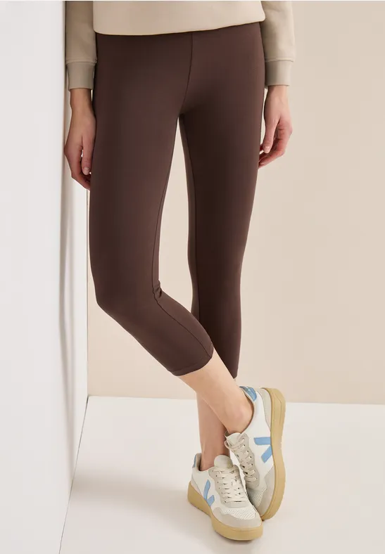 Bequeme 3/4-Baumwoll-Leggings