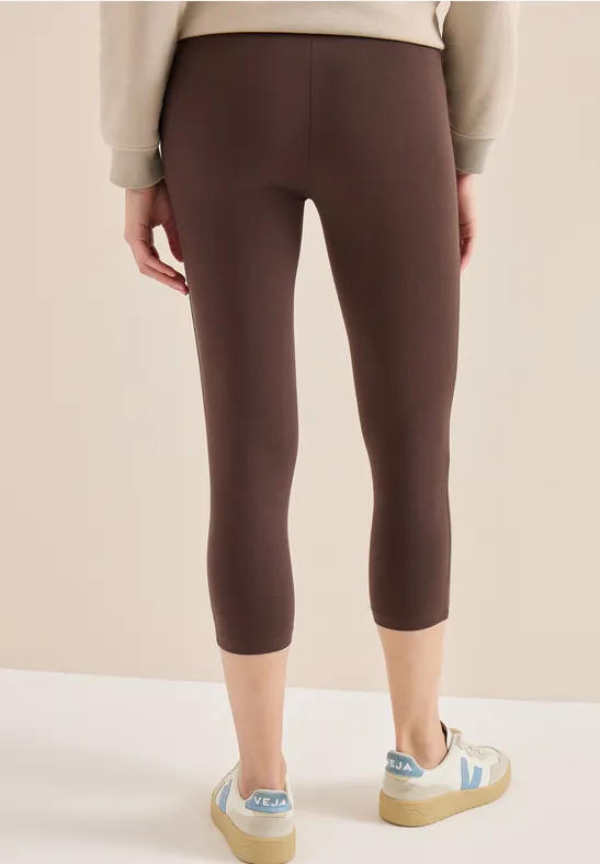 Bequeme 3/4-Baumwoll-Leggings